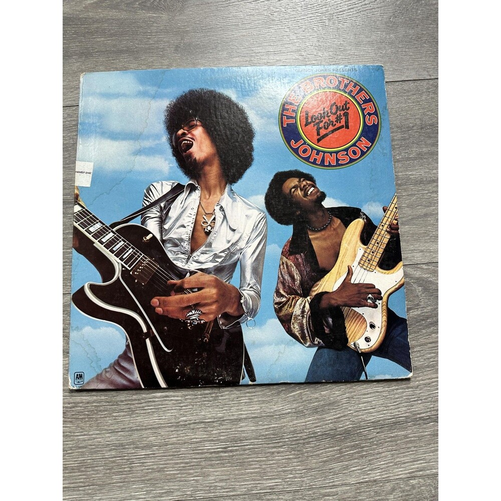 Vintage The Brothers Johnson Vinyl Look Out For #1 Funk Soul A&M 1976 LP Stereo